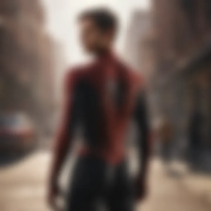 Mysterious silhouette suggesting Tobey Maguire's return