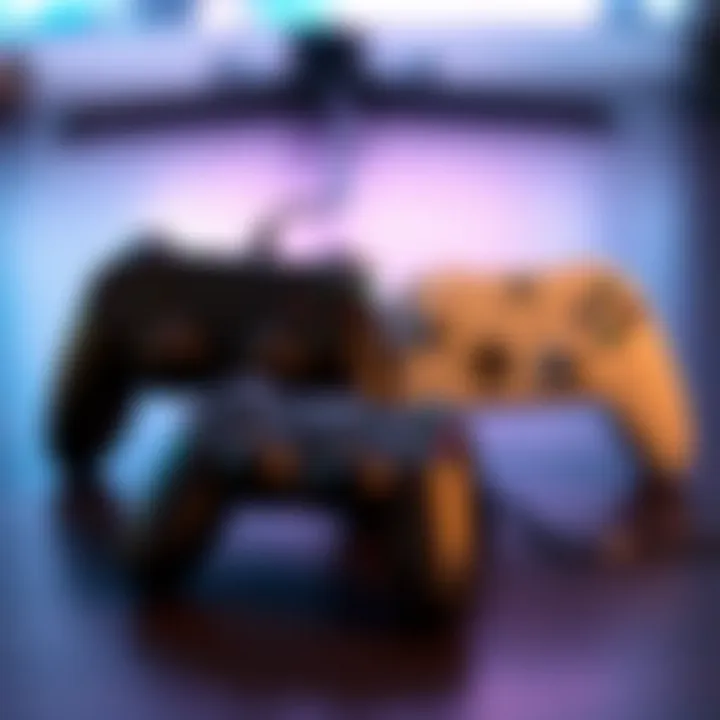 Comparison of Traditional and Paddle-Equipped Gaming Controllers Comparison between traditional gaming controller and paddle-equipped controller