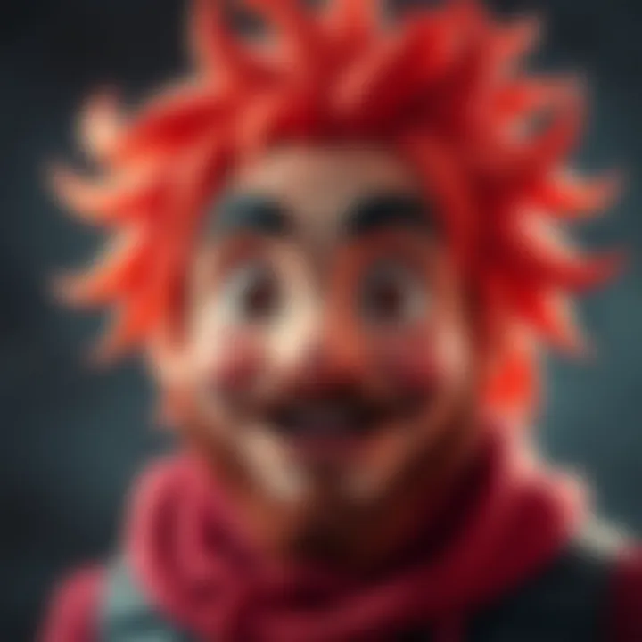 Vibrant Cartoon Transformation Vibrant cartoon transformation example