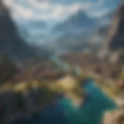 Vibrant FFXIV World Map