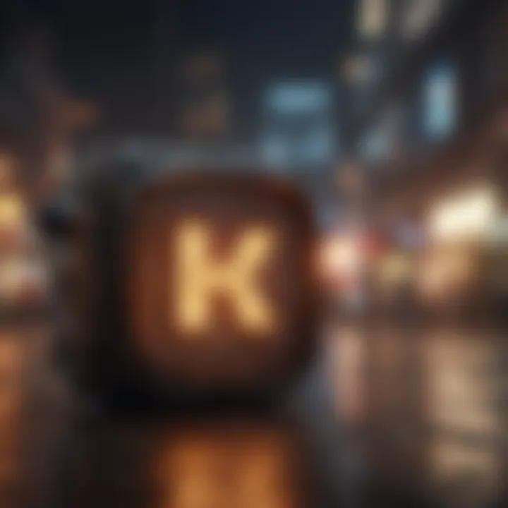 Innovative hashtag symbolizing online visibility
