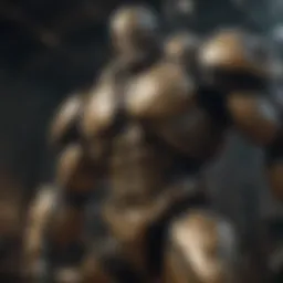 A detailed illustration of the Founding Titan, showcasing its colossal form and intricate design.