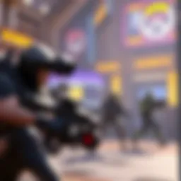 Dynamic gameplay scenario in Overwatch showcasing team strategies