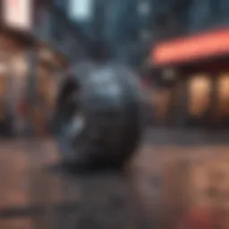 A captivating TikTok background video scene