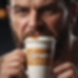 Illustration depicting caffeine withdrawal symptoms