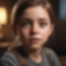 Illustration depicting childhood trauma impacting gaming and entertainment