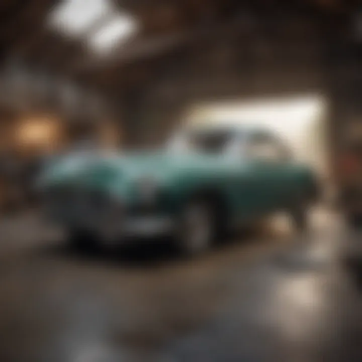 Vintage Car Uncovering