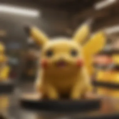 Radiant Pikachu Display Vibrant Pikachu Collection Showcase