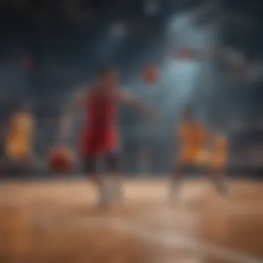 Virtual basketball game on EA Play