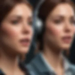 A diverse array of voice changers showcased on a digital interface