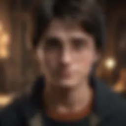 Streaming service interface showcasing Harry Potter films
