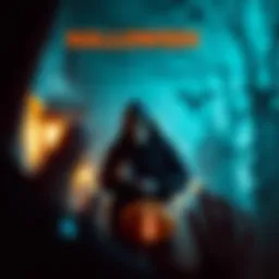 Cinematic poster of the latest Halloween movie