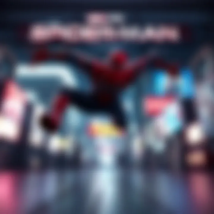 Streaming platforms showcasing Spider-Man movies